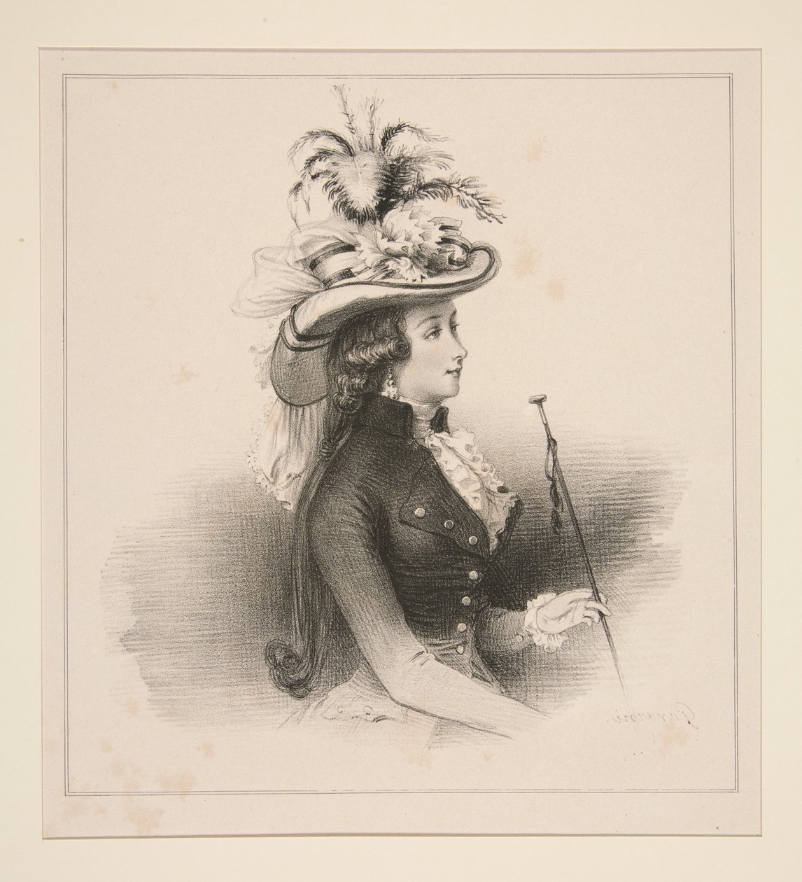 Modas de Paris em 1787 de Paul Gavarni