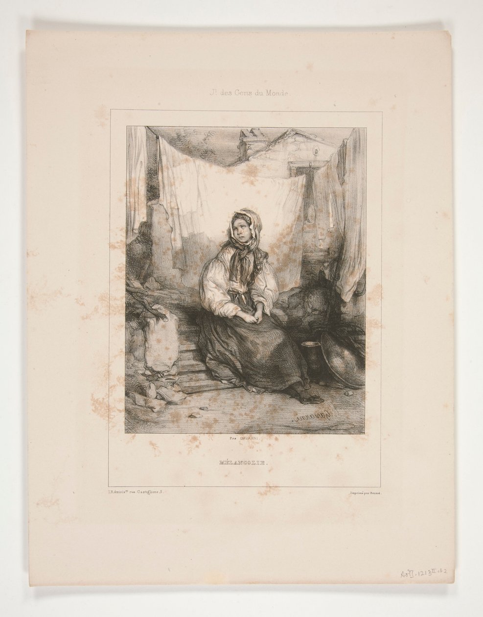 Melancolia de Paul Gavarni