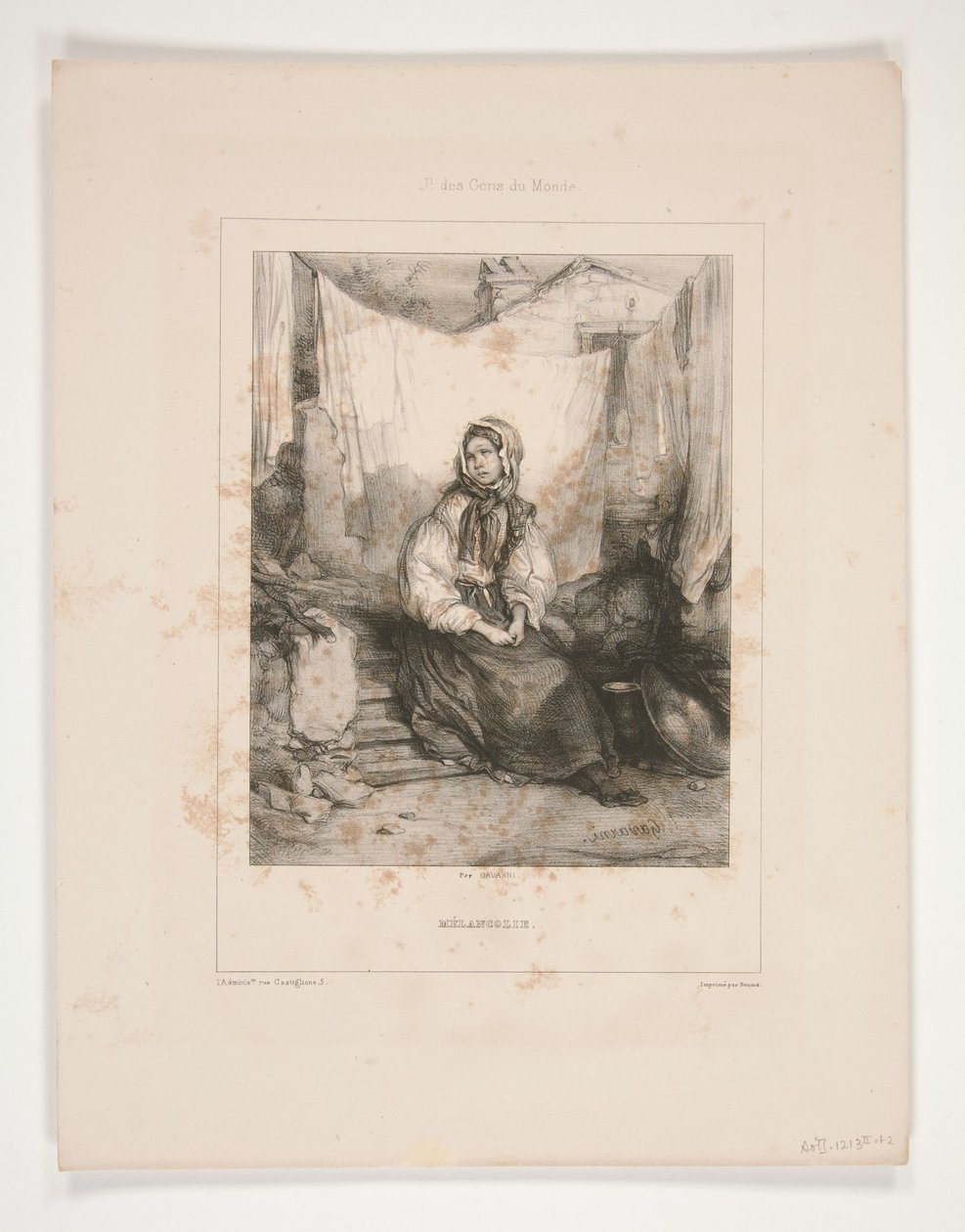 Melancolia de Paul Gavarni