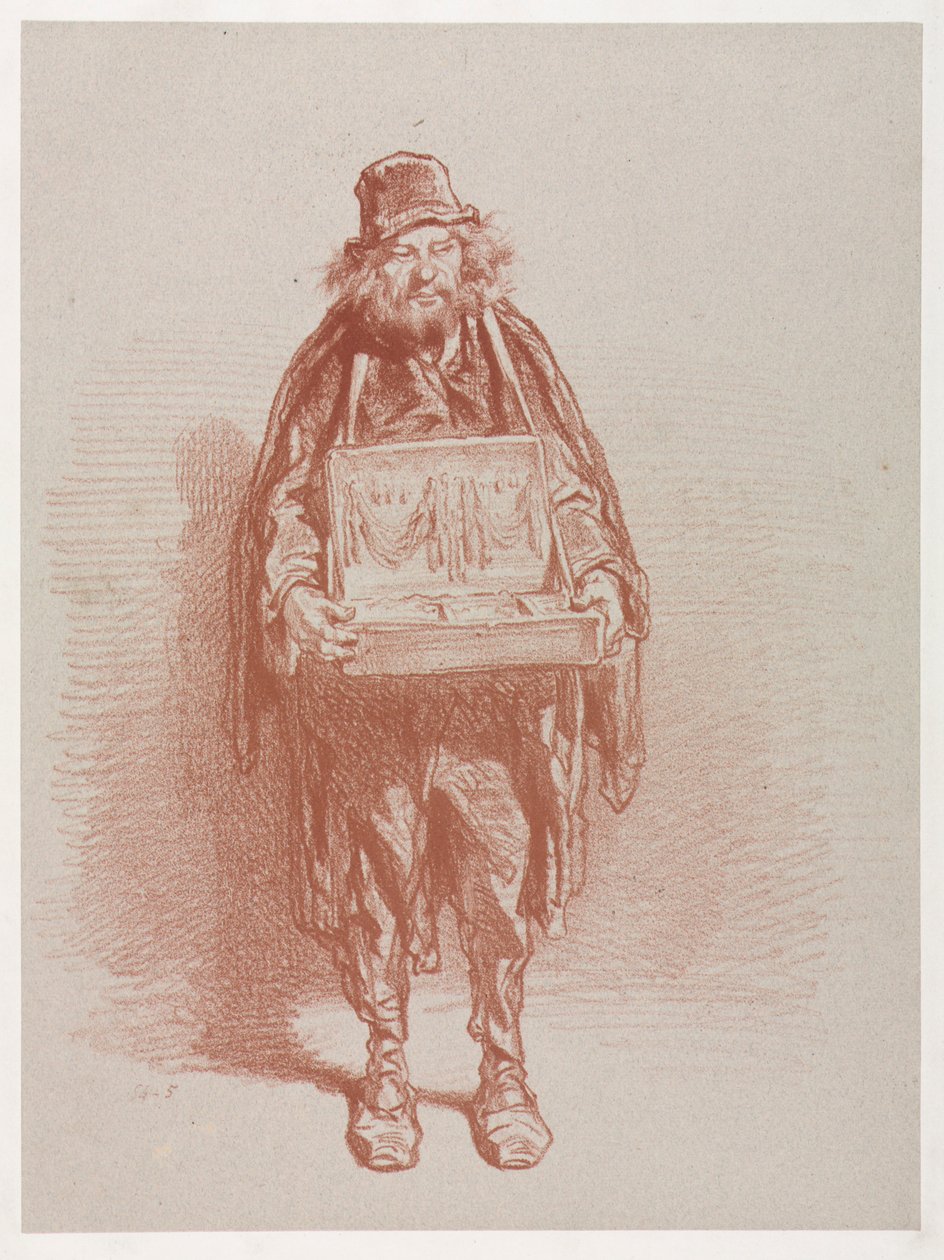 Armarinho de rua. de Paul Gavarni