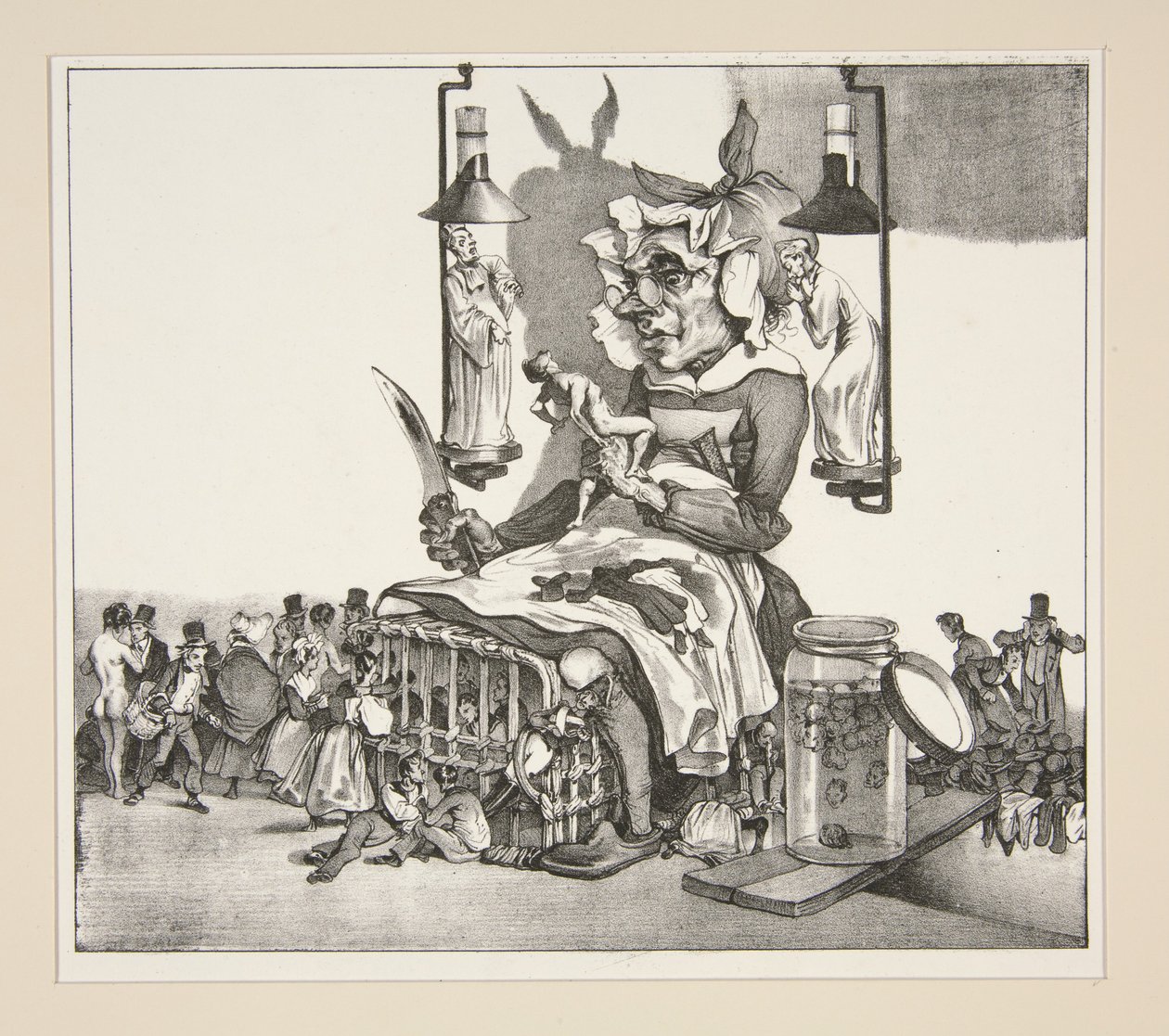 Menina Monarquia, Félicité, Désirée de Paul Gavarni