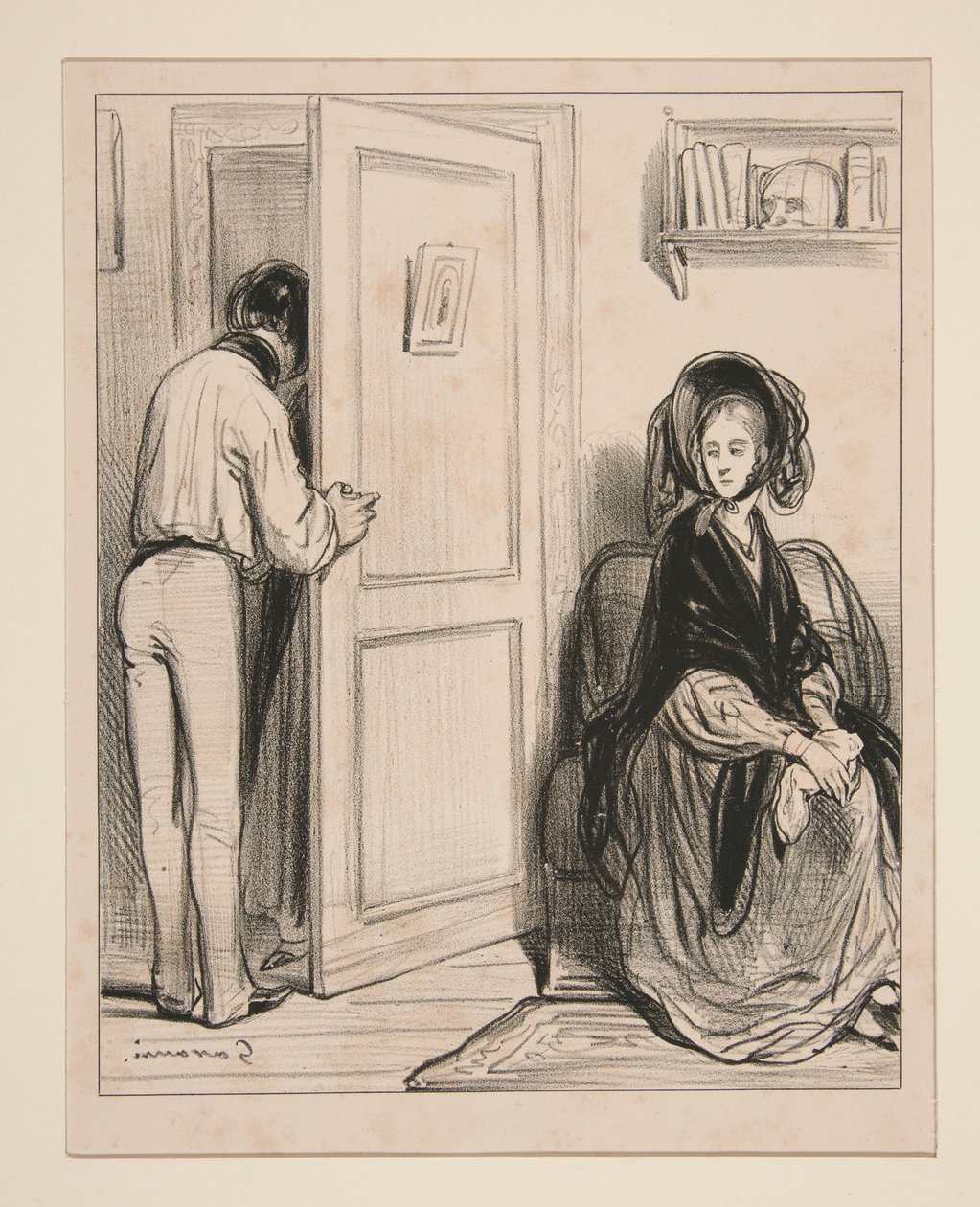 Meu caro amigo, estou em negócios com o meu tio... de Paul Gavarni