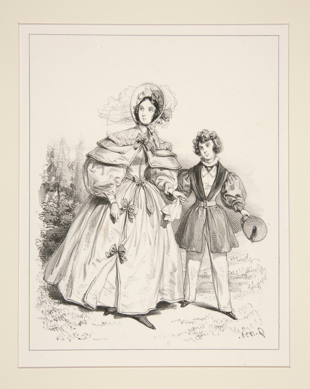 NEGLIGE DU MATIN. 1835. de Paul Gavarni