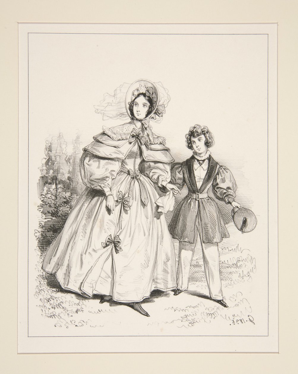NEGLIGÉ DA MANHÃ. 1835. de Paul Gavarni