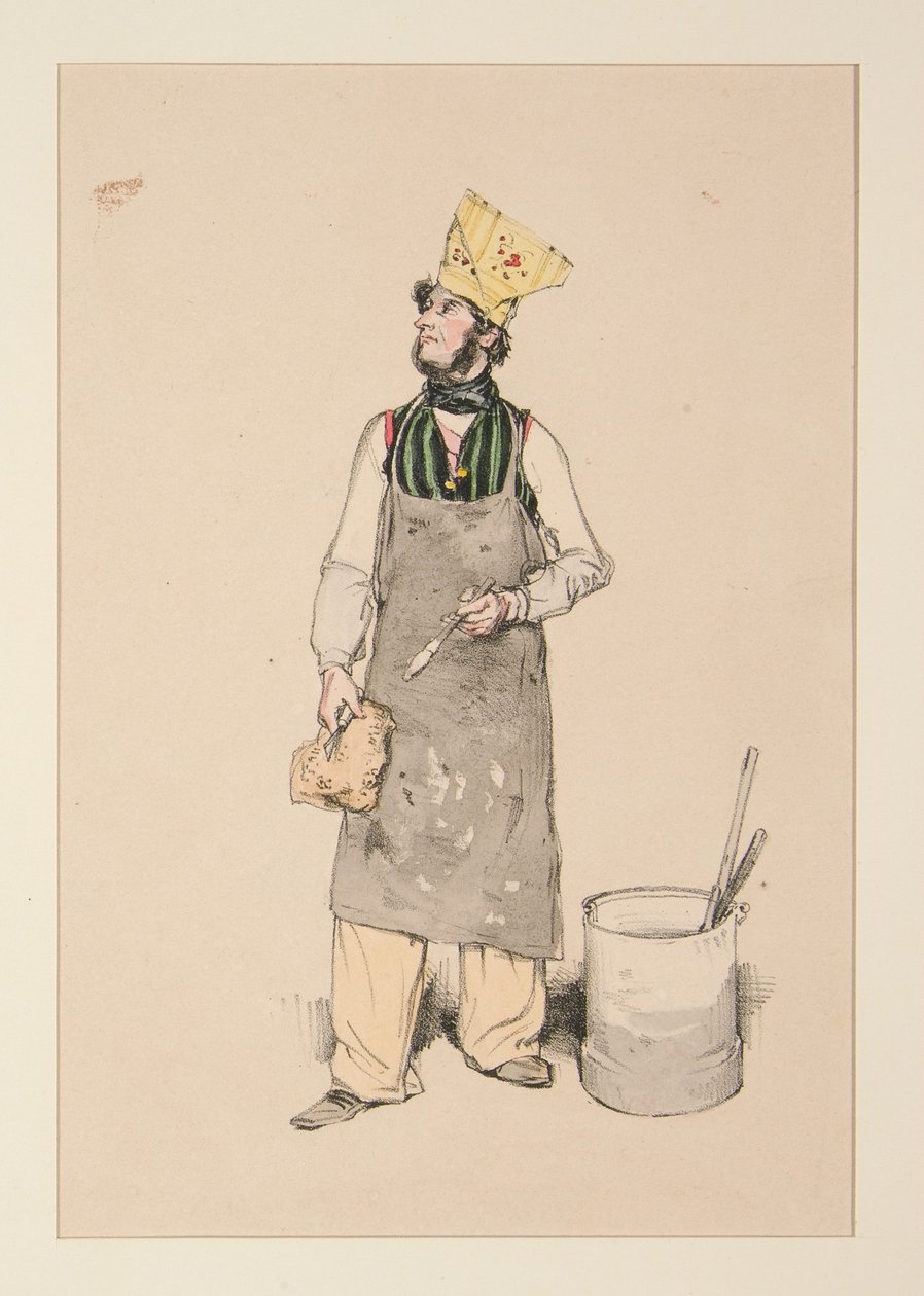 Operário pintor de Paul Gavarni