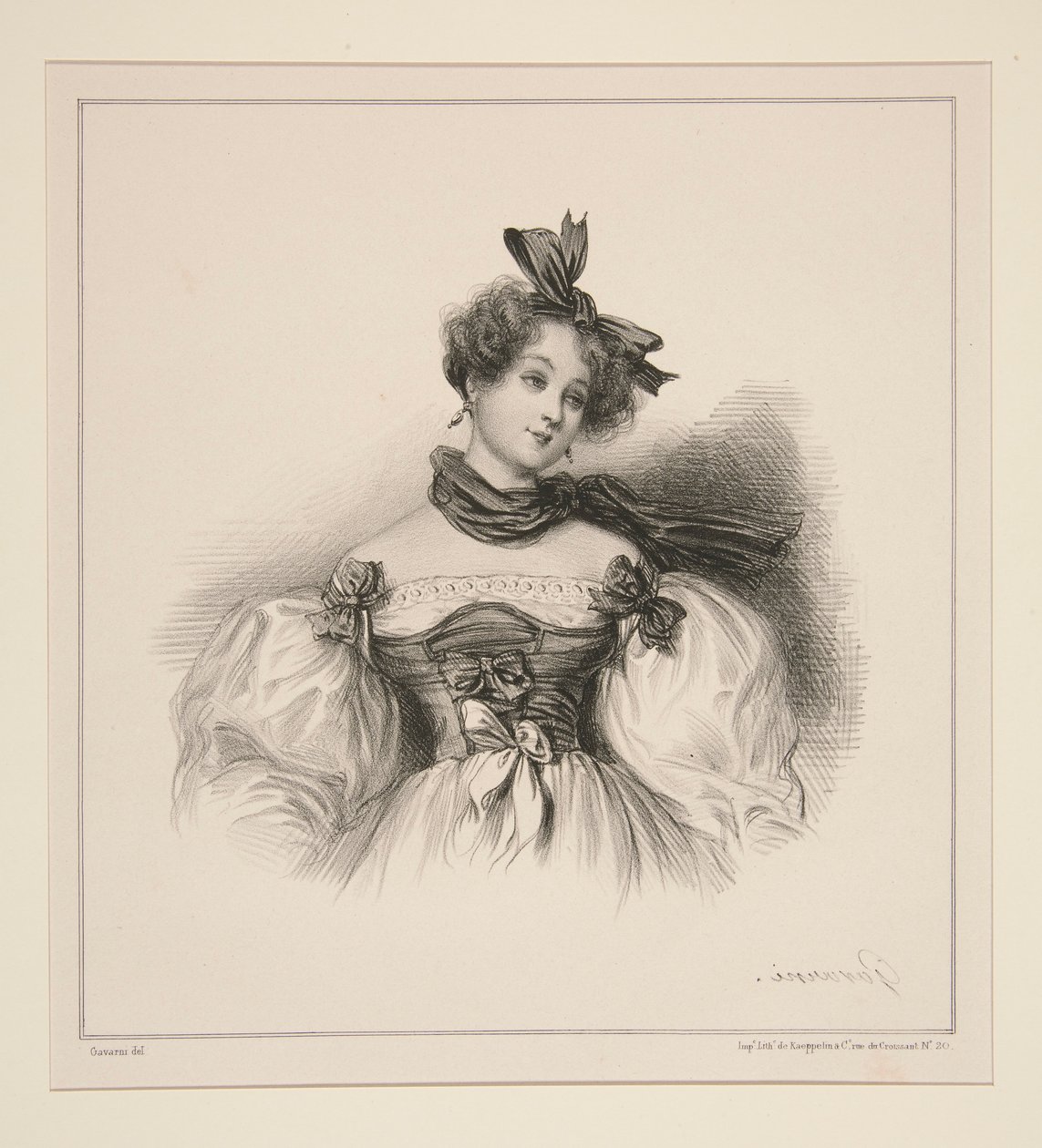 MULHER CAMPONESA DE ROCHERSBERG de Paul Gavarni