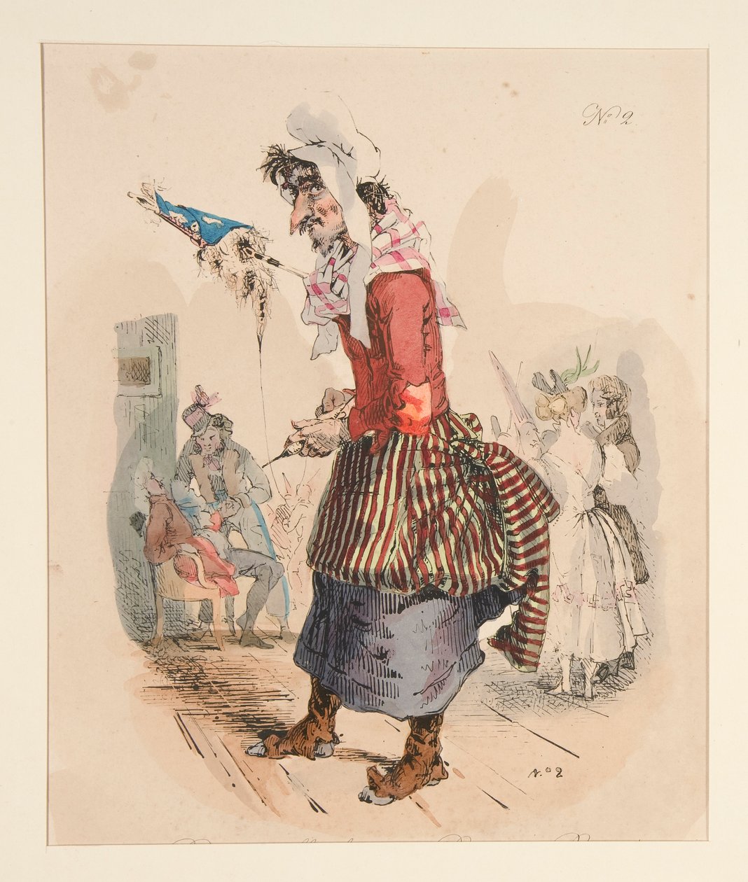 SHERFEDESS PIRENAICA. - BERGERE DES PYRENEES. de Paul Gavarni