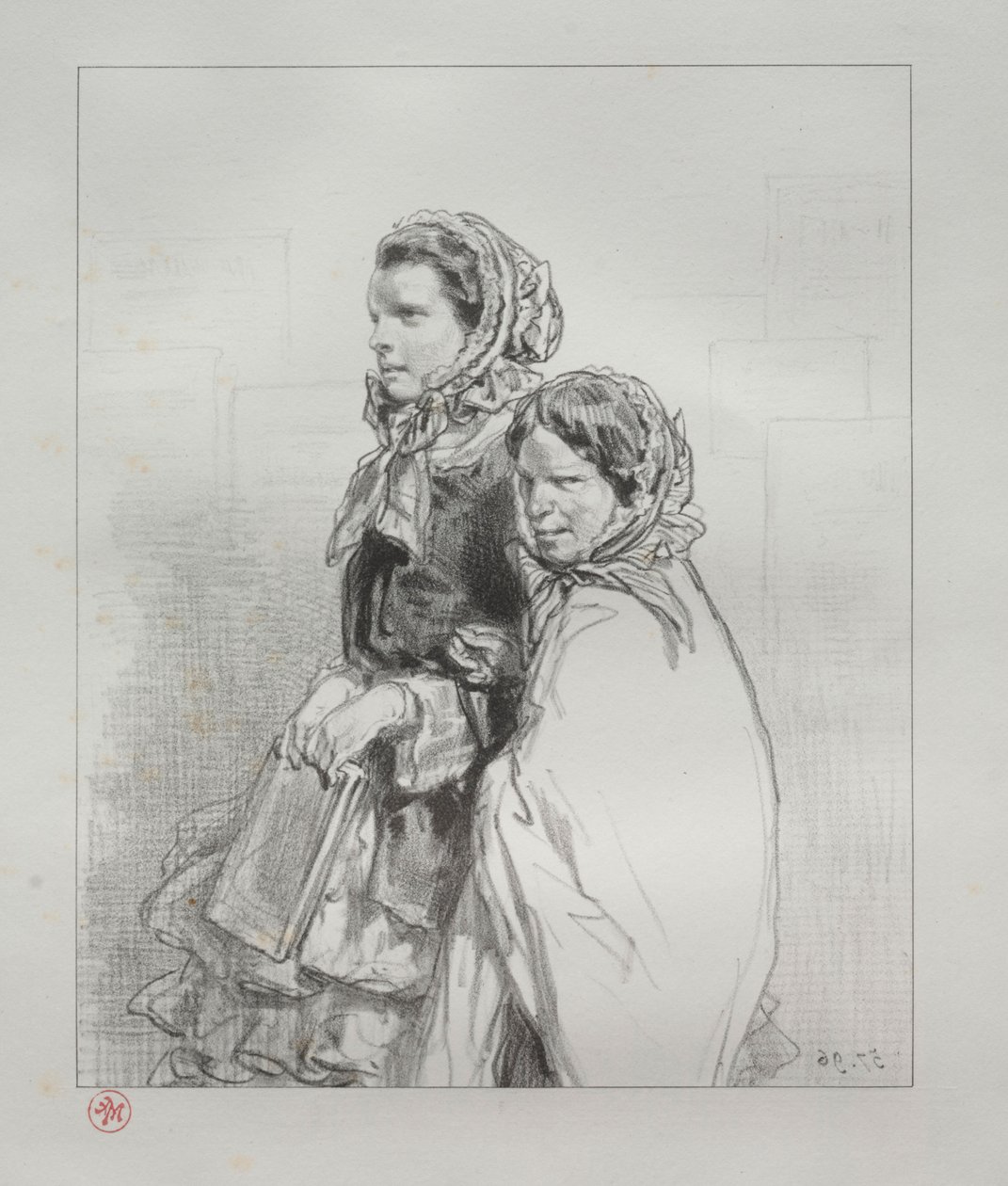 Par-ci, par-lá: Minha Filha cantou, 1854-1856. de Paul Gavarni
