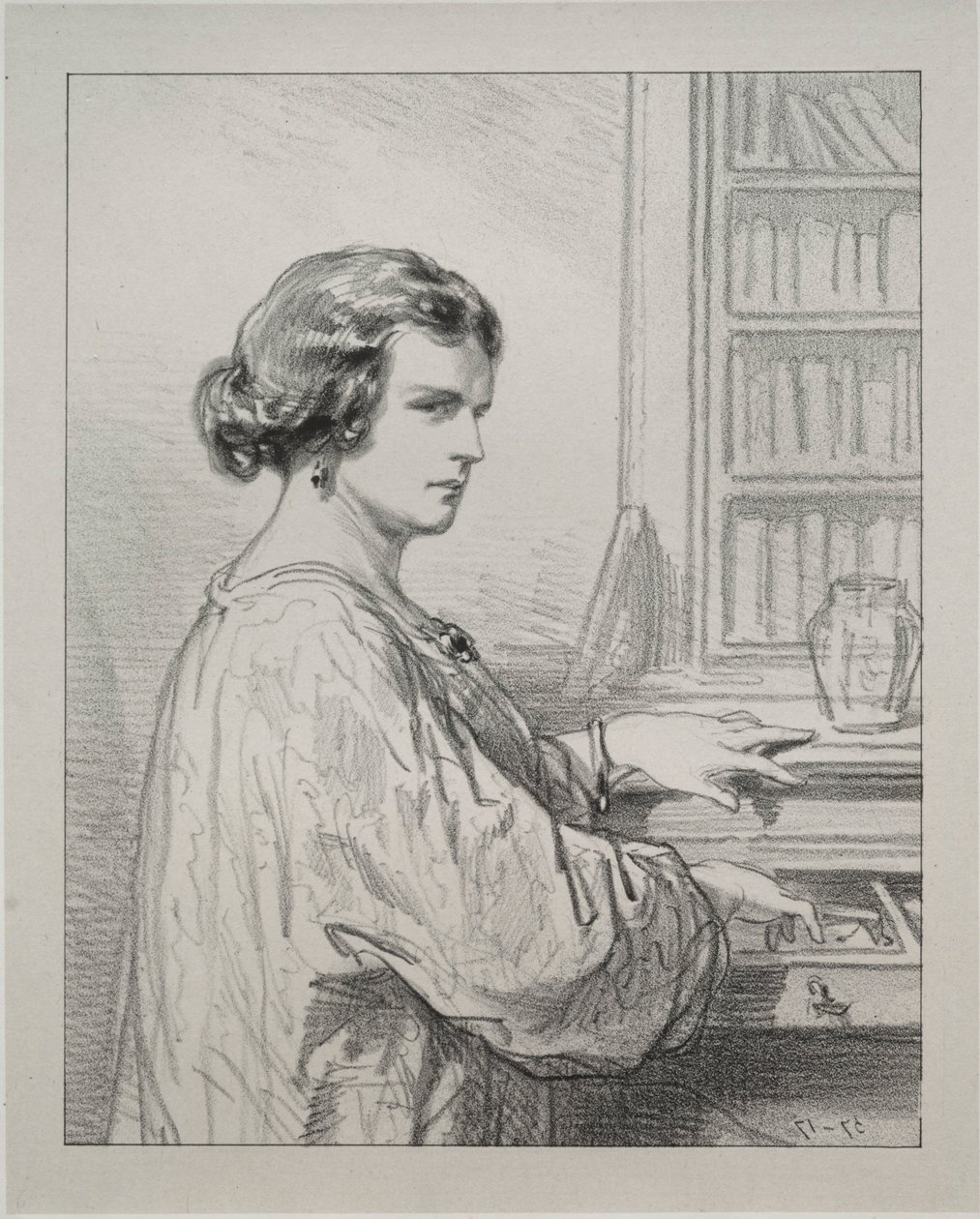 Aqui e ali: A chave Boudoir abre muitos segredos, 1854-1856. de Paul Gavarni