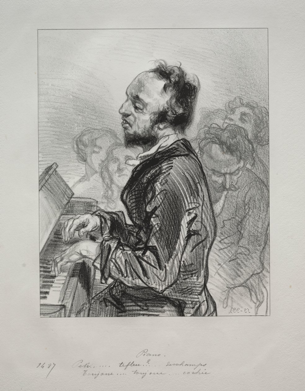 Piano de Paul Gavarni