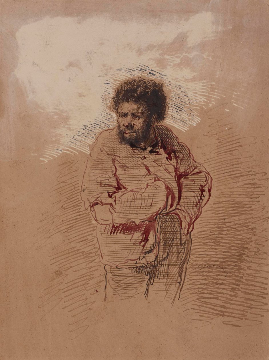 Retrato de um homem de Paul Gavarni