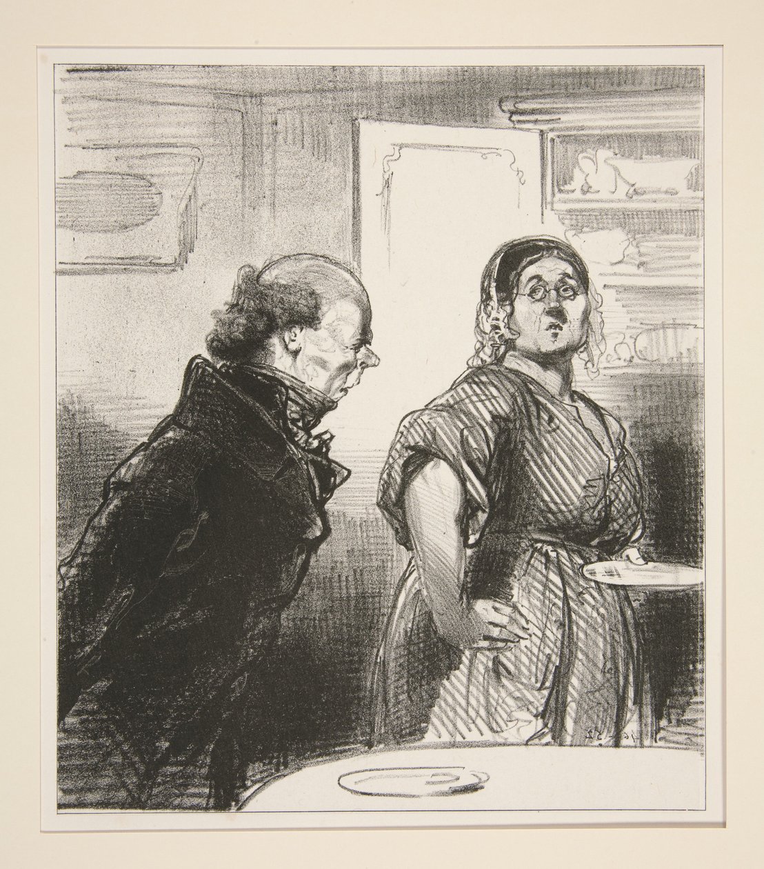 Quando tiveres dado de comer aos teus canários, senhora Senechal... de Paul Gavarni