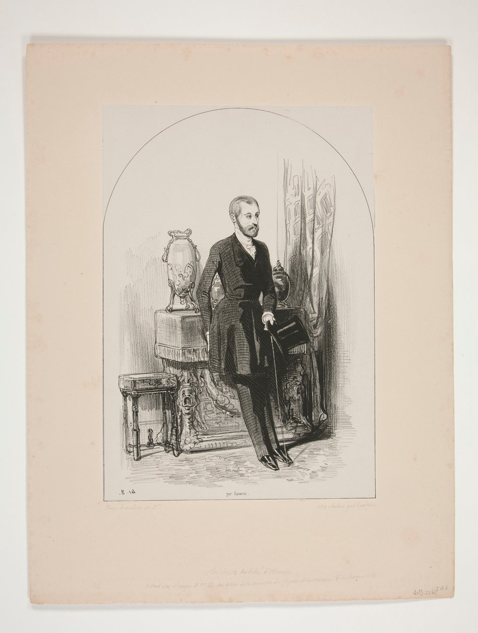 REDINGOTE HABILLEE D de Paul Gavarni