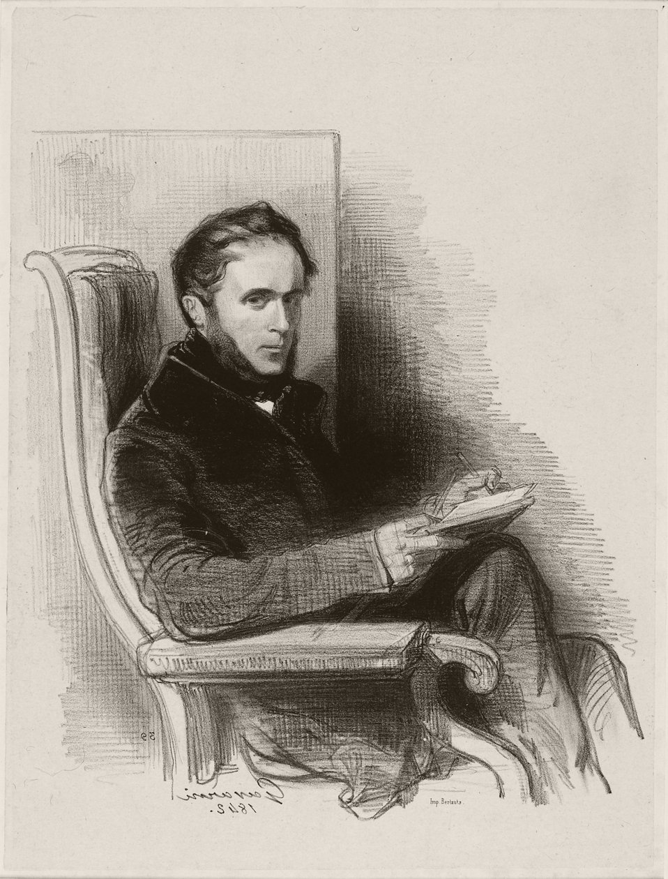 Raymond La Garrigue, 1842 de Paul Gavarni