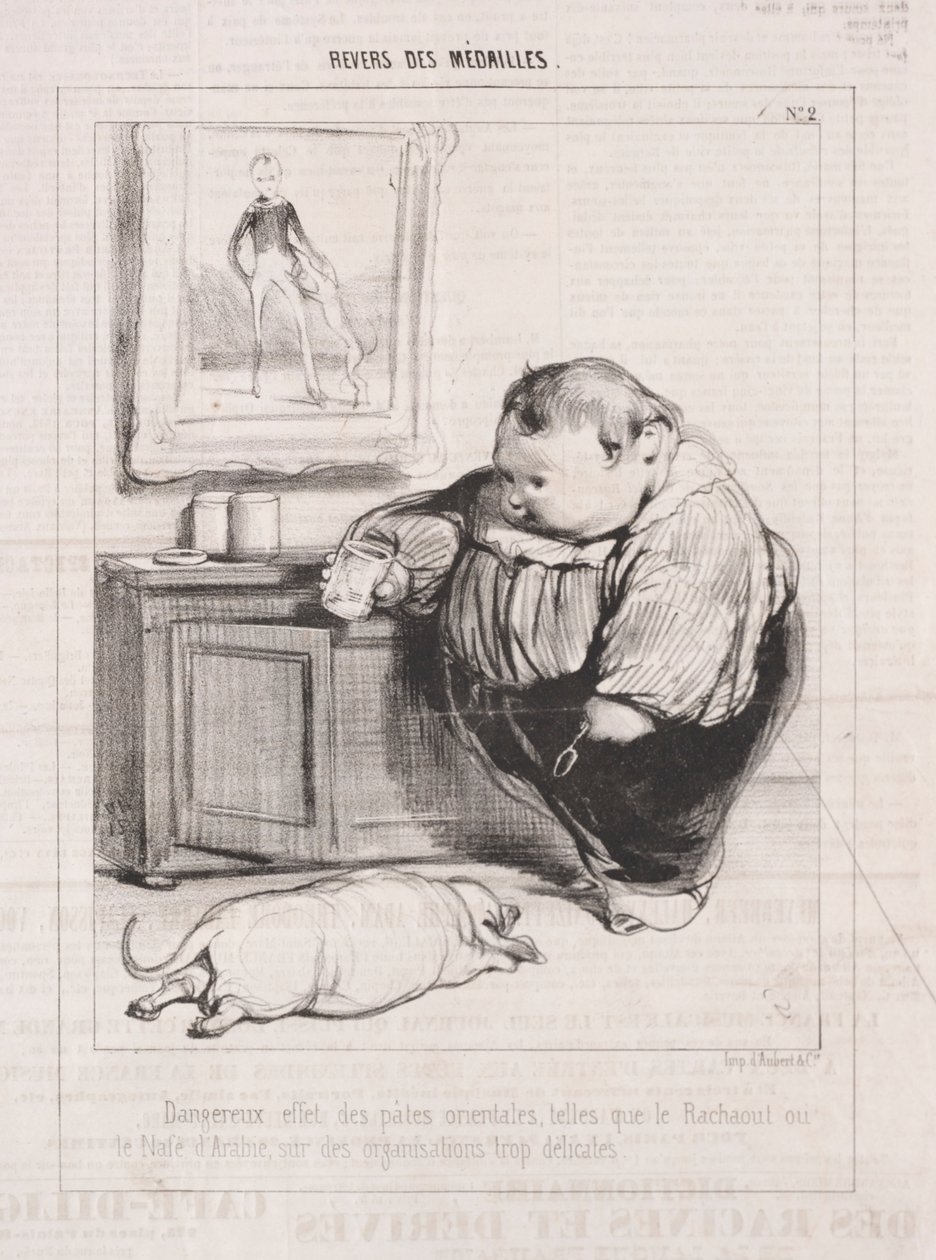 Medalhas reversas, 1842. de Paul Gavarni