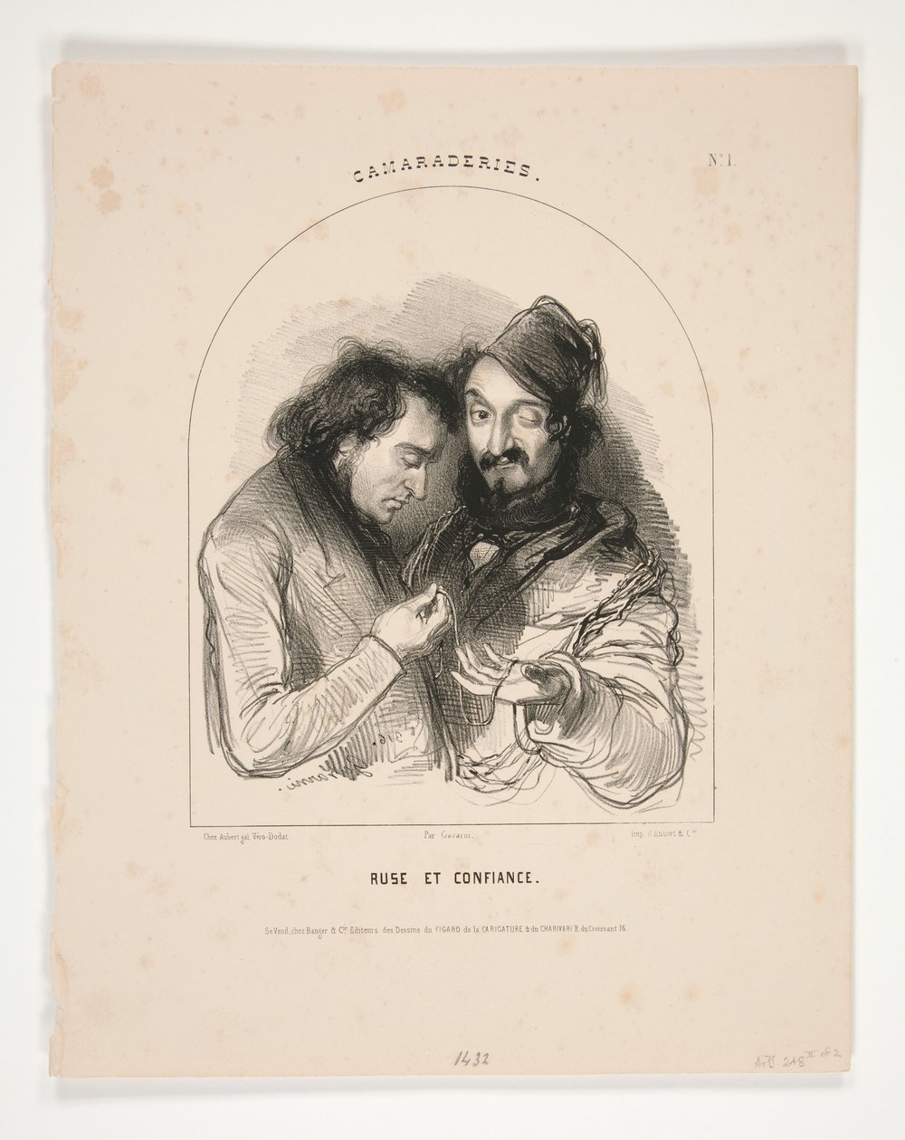 Astúcia e confiança de Paul Gavarni