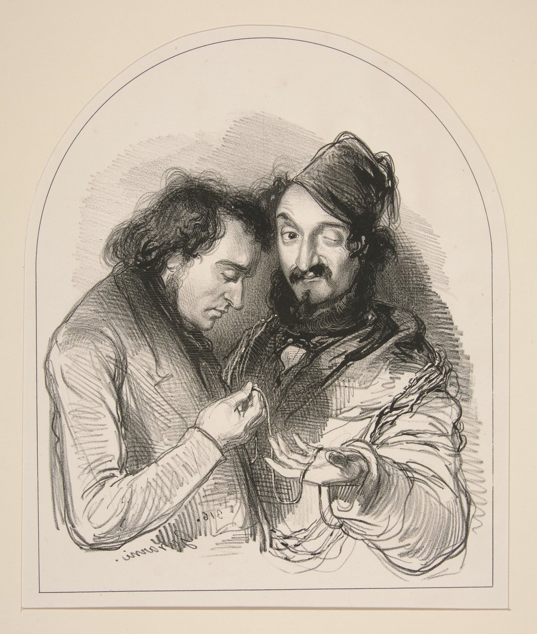 Astúcia e confiança de Paul Gavarni