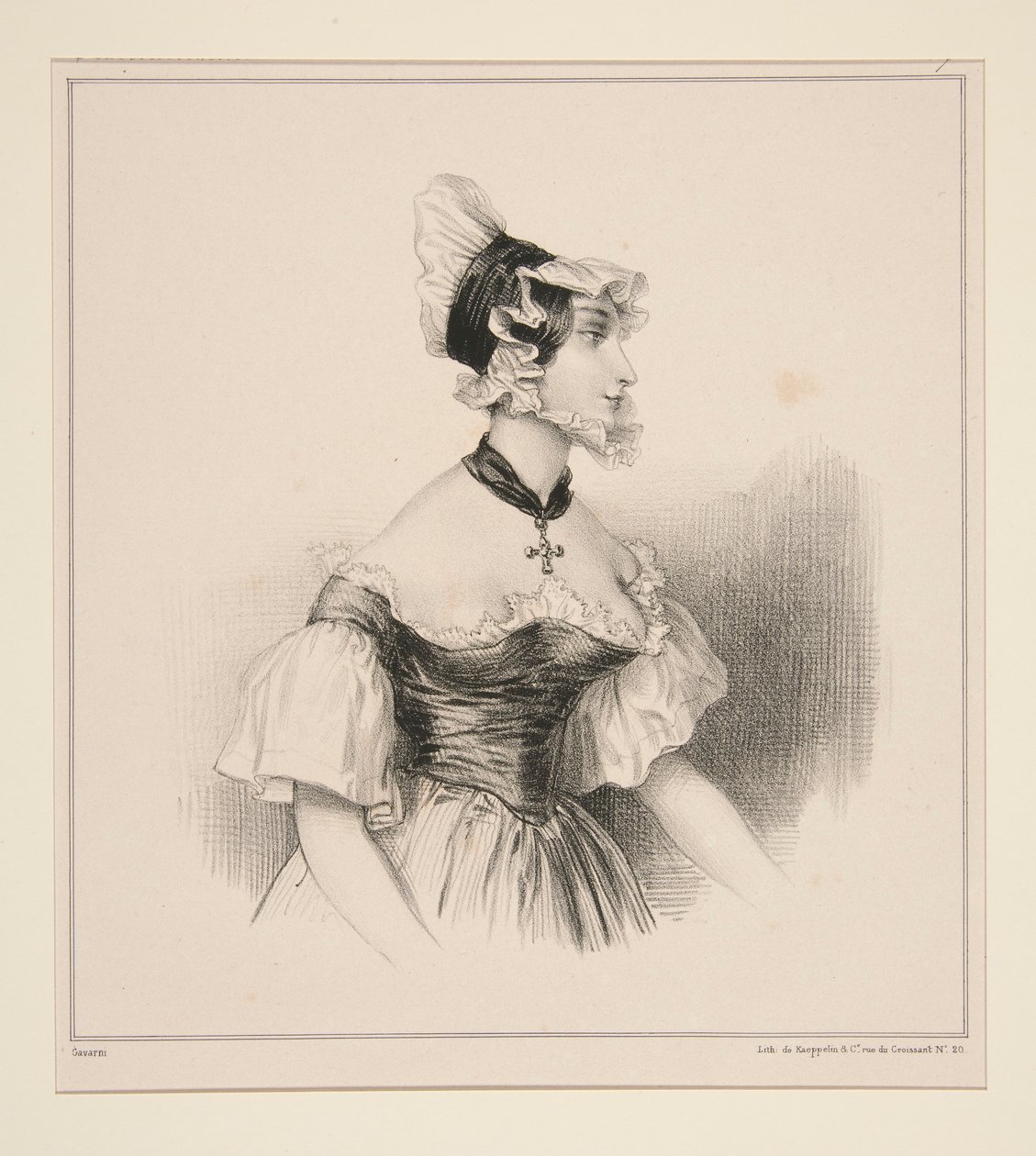 SOUBRETTE de Paul Gavarni