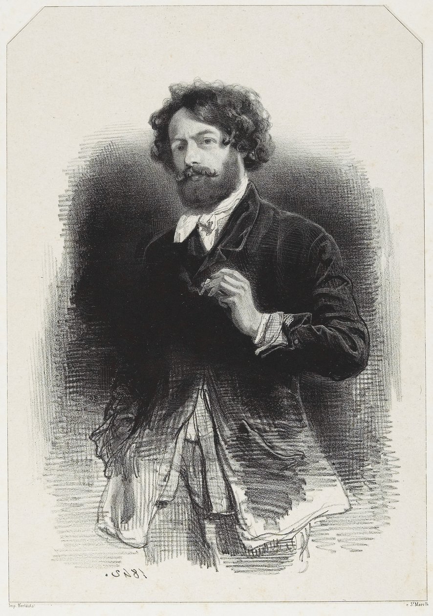 Auto-retrato de Paul Gavarni