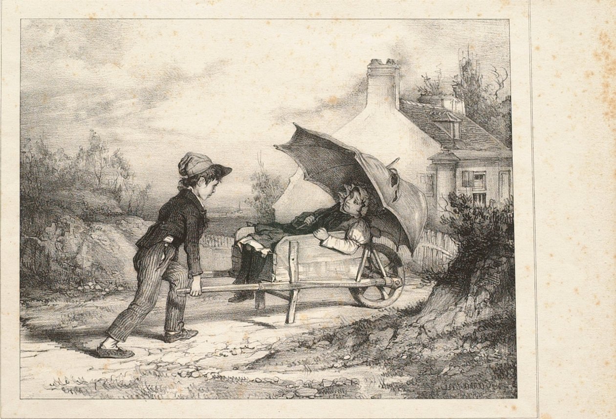 Passeio (Promenade) de Paul Gavarni