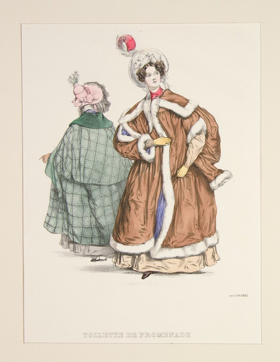 Traje de passeio. Casaco de boiardo, ... de Paul Gavarni