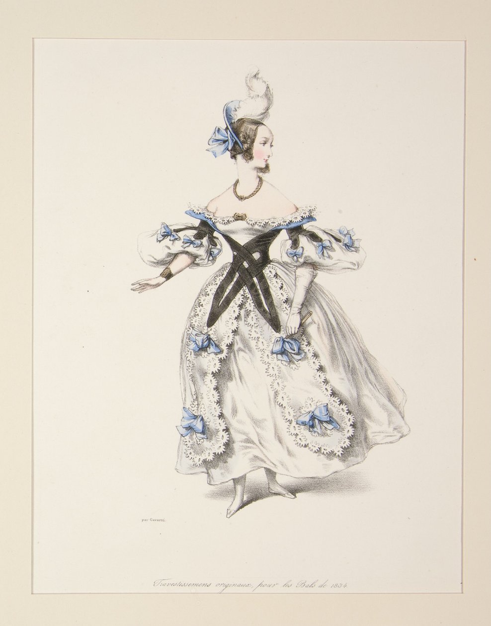 DISFARCES ORIGINAIS para os bailes de 1834. N.º 1. de Paul Gavarni
