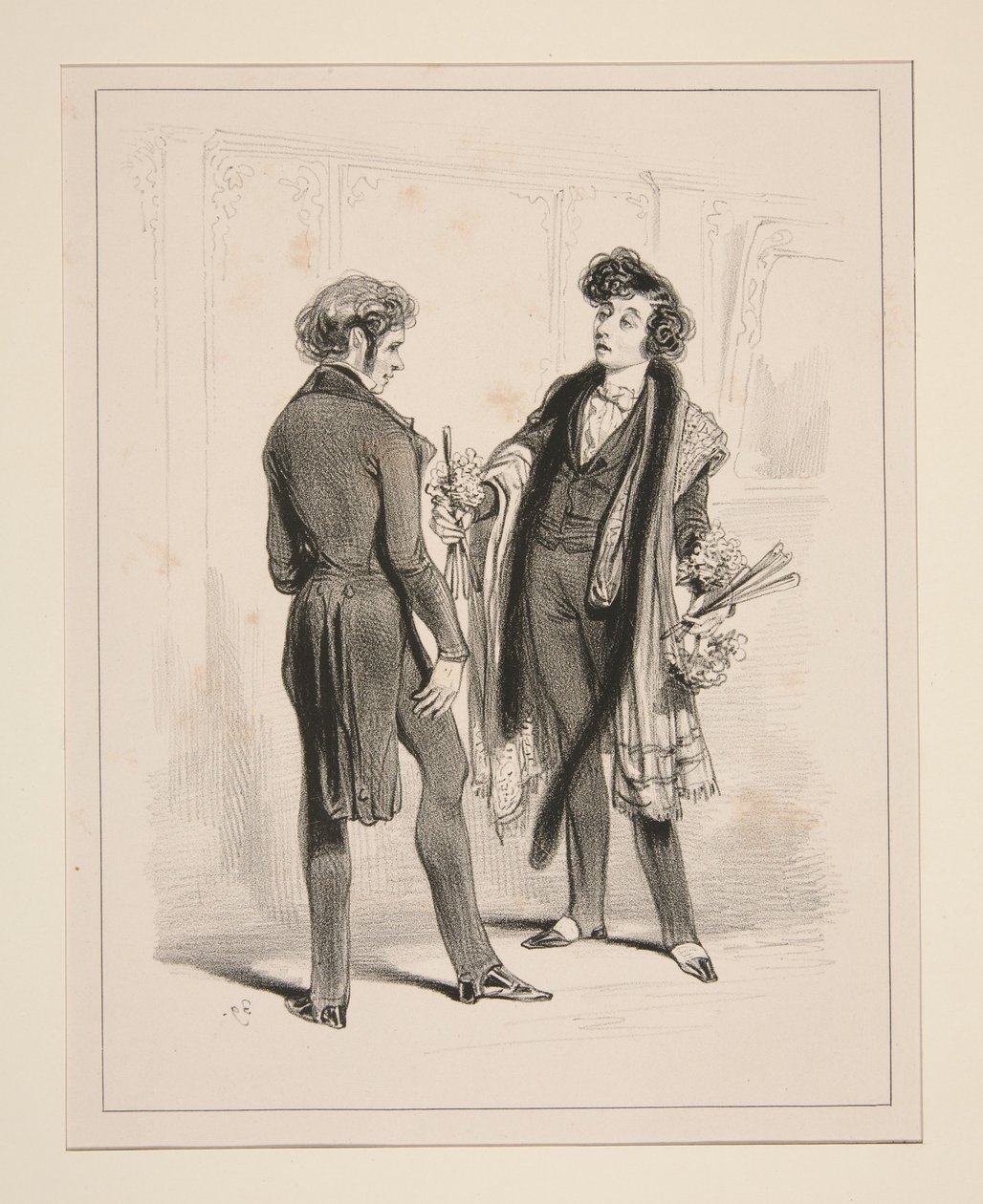 Teatro do Vaudeville. Le Plastron... de Paul Gavarni