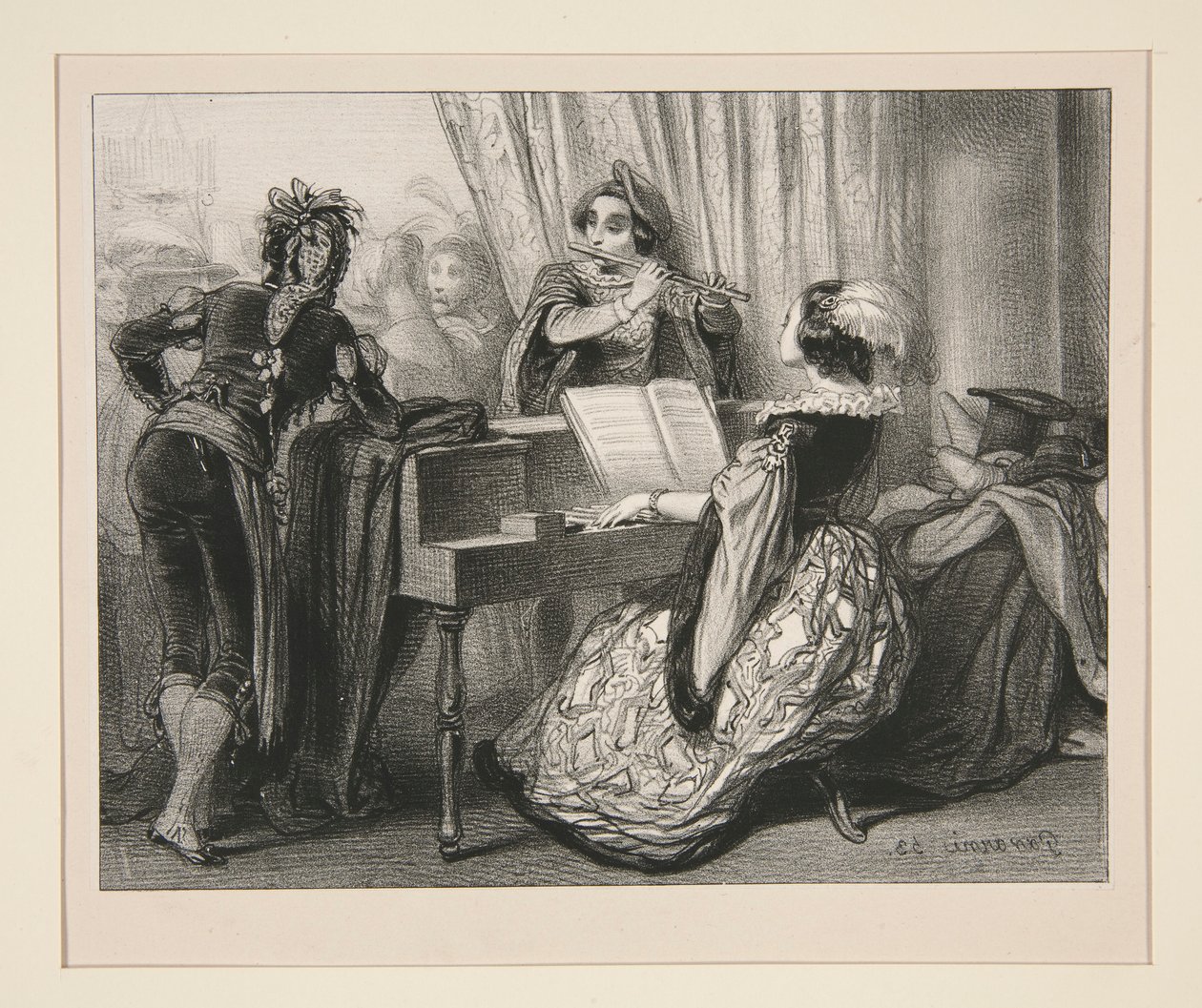 UM BAL COSTUME. de Paul Gavarni