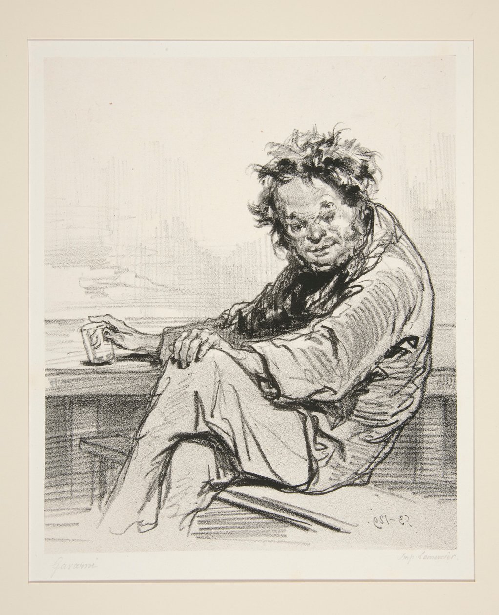 Um Anacreon de barreiras. de Paul Gavarni