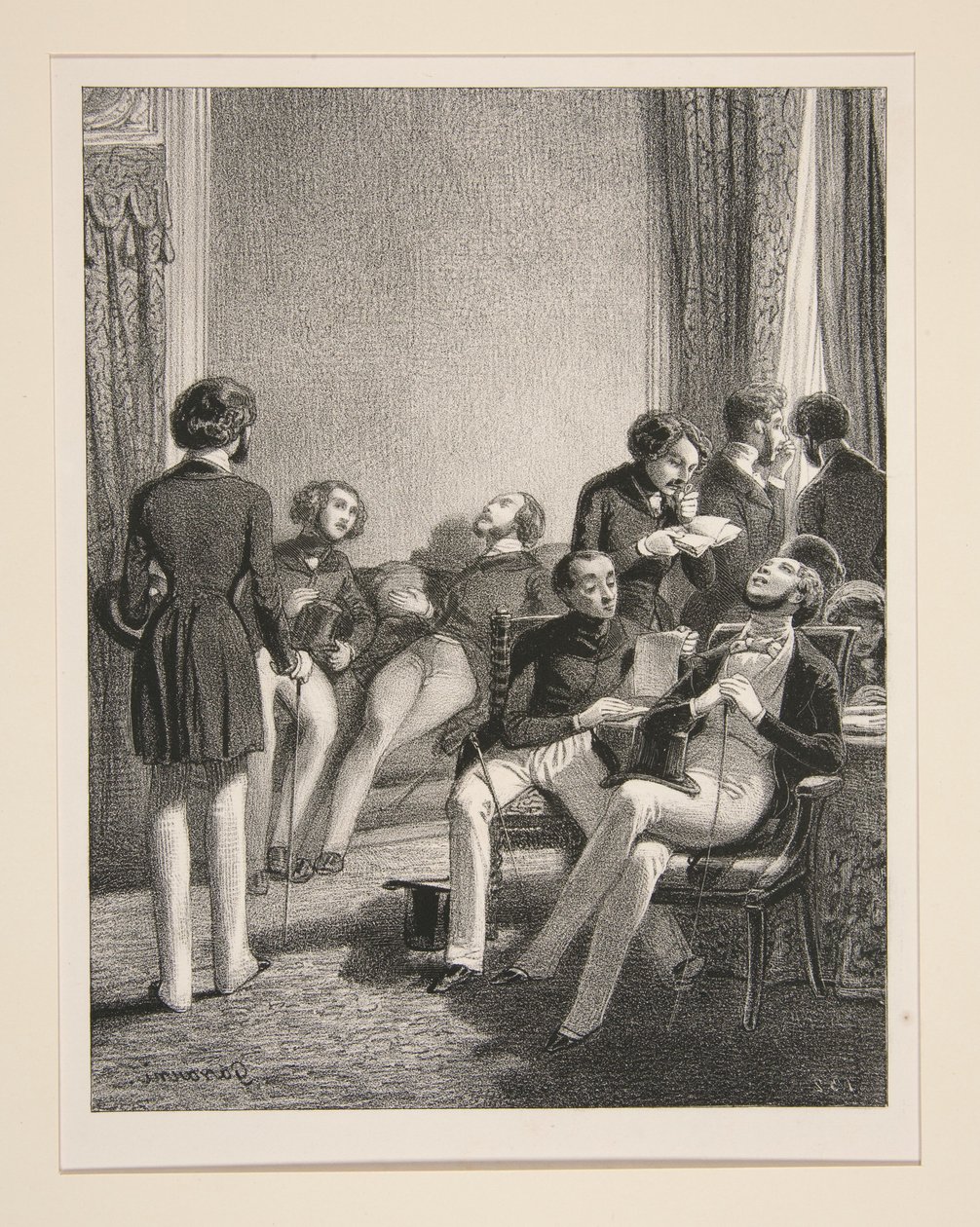 Viagem pitoresca em torno de uma mulher elegante de Paul Gavarni