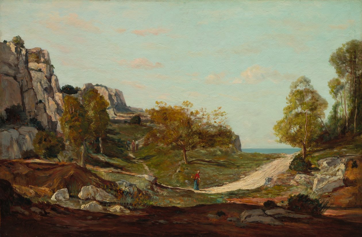 Paisagem em Saint-André, perto de Marselha de Paul Guigou