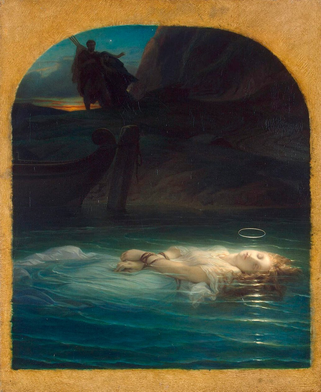 Mártir Cristão Afogado no Tibre Durante o Reinado de Diocleciano