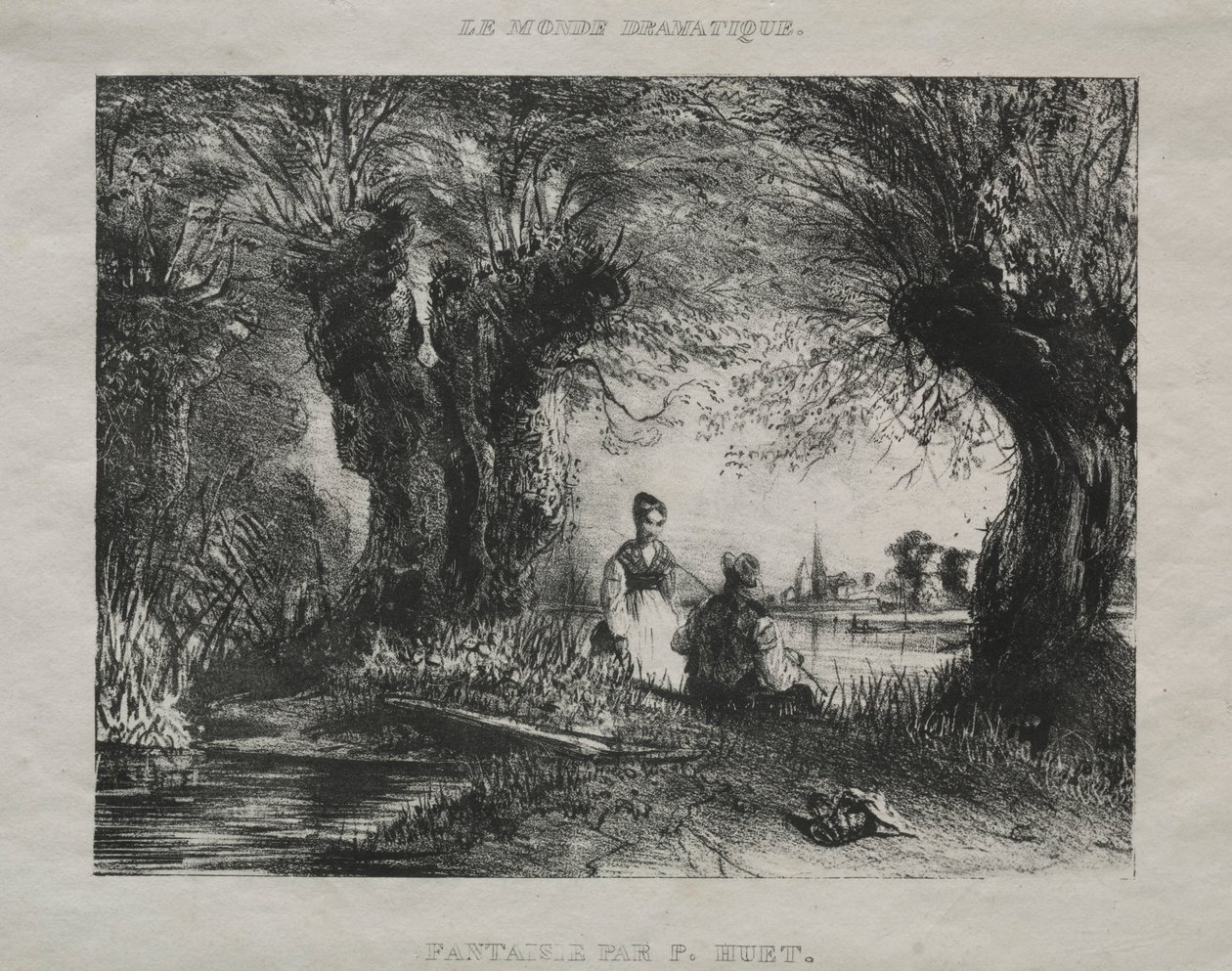 Fantasia, 1836. de Paul Huet