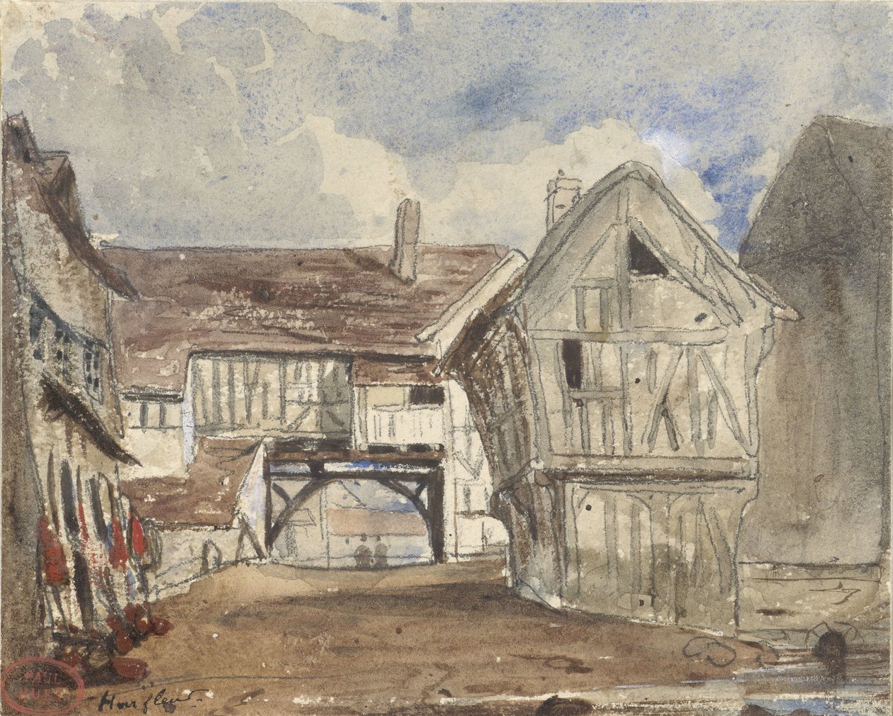 Cara em Honfleur de Paul Huet