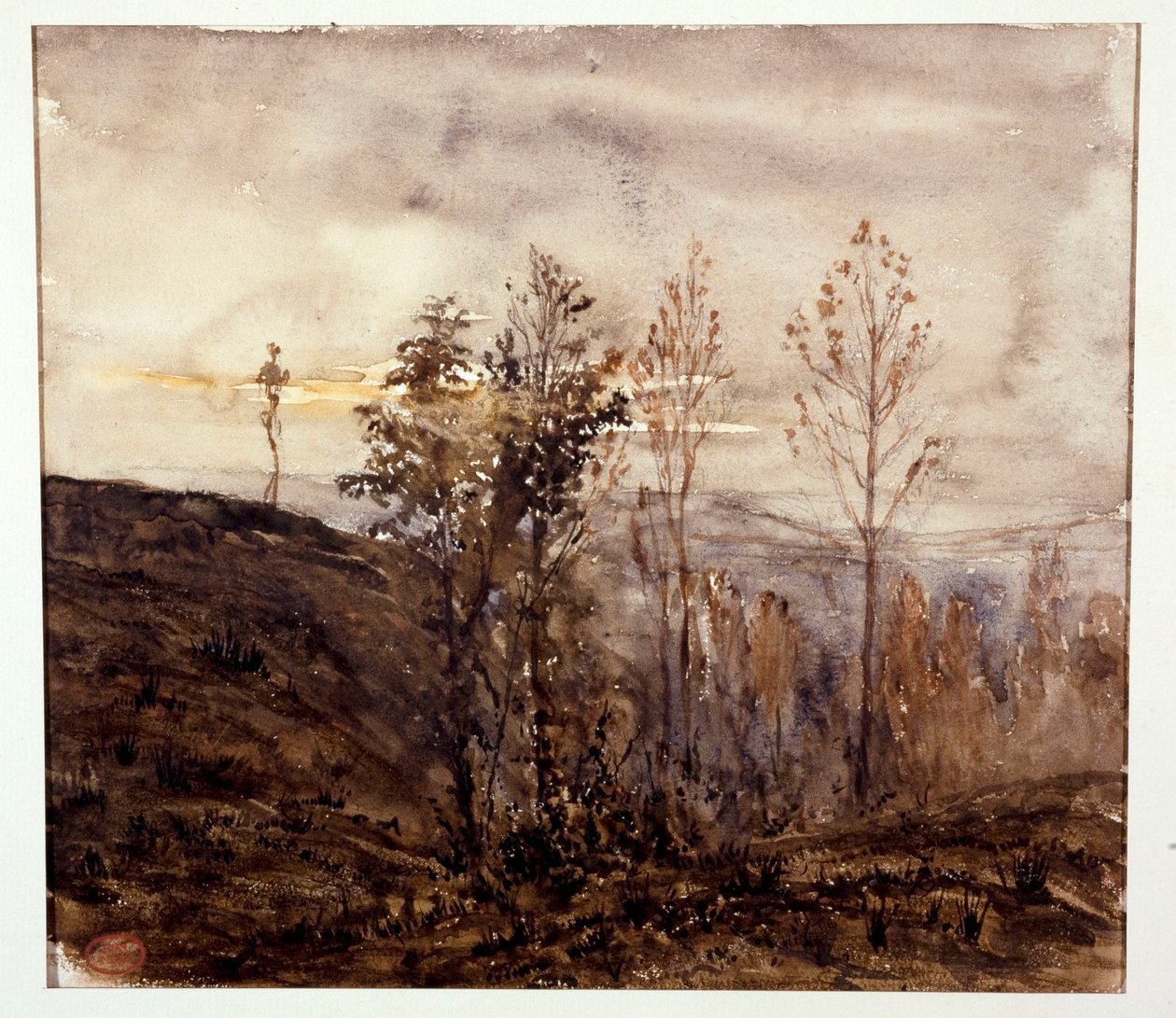 Os bosques de Sèvres de Paul Huet