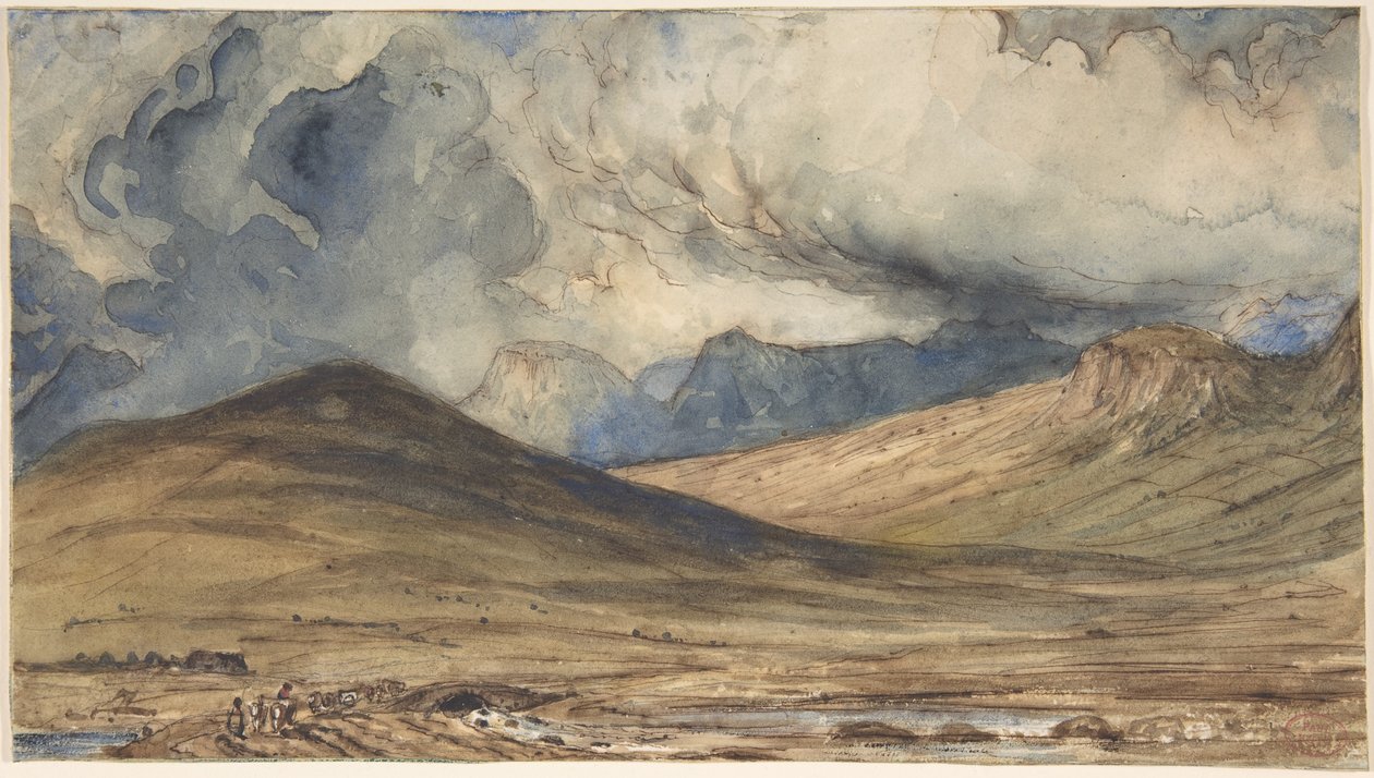 Montanhas da Auvérnia de Paul Huet
