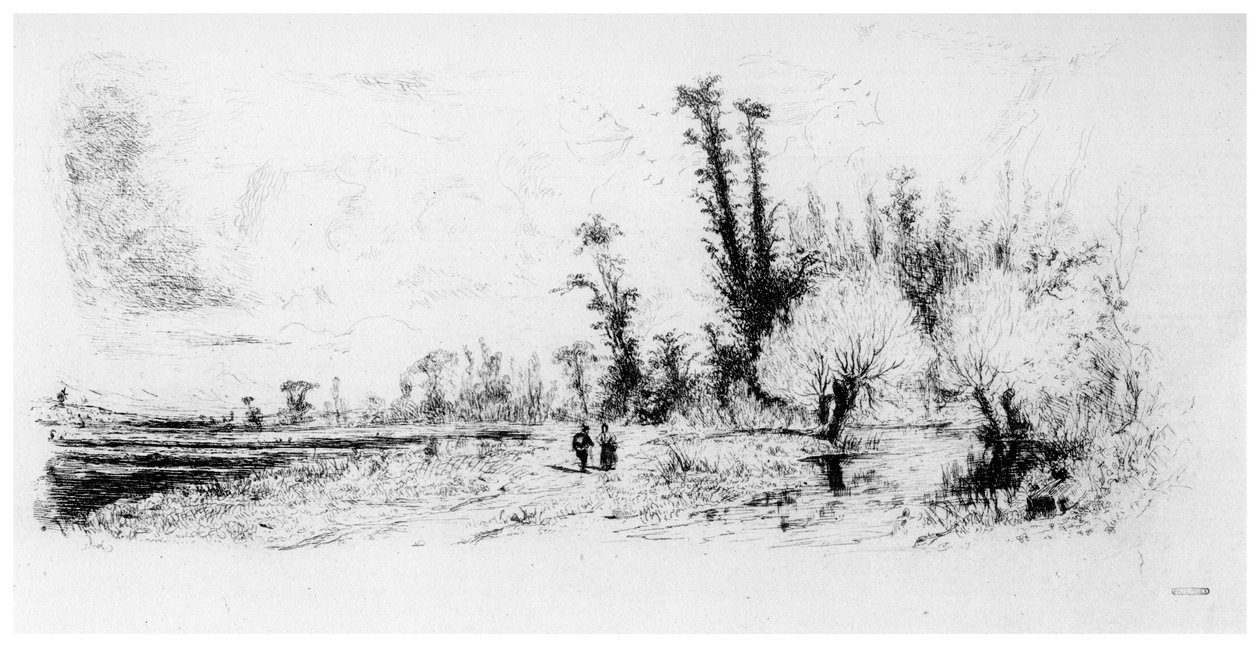 Saulaie de Paris, c1820-1870, 1924 de Paul Huet