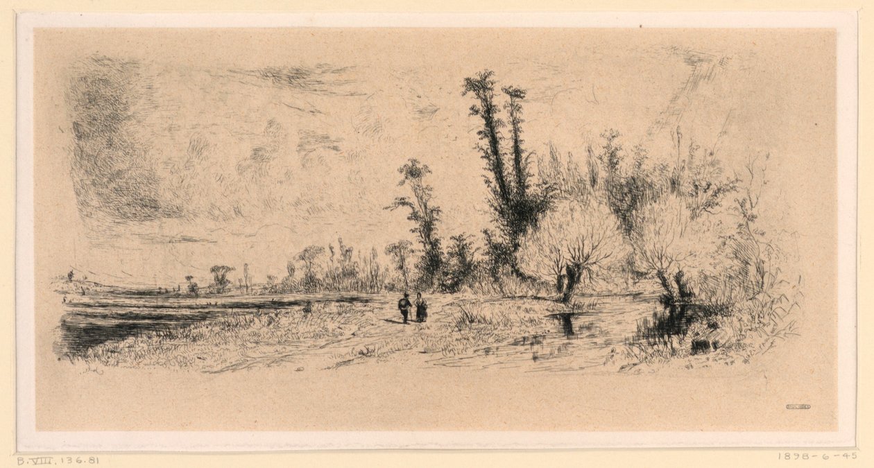 Saulée em torno de Paris de Paul Huet