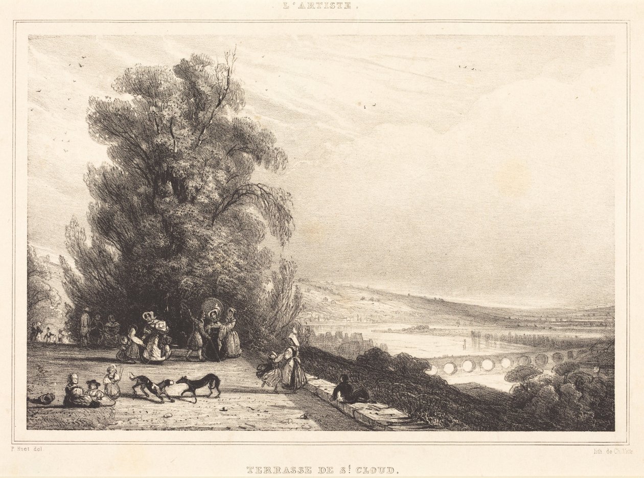 Terraço de Saint-Cloud de Paul Huet
