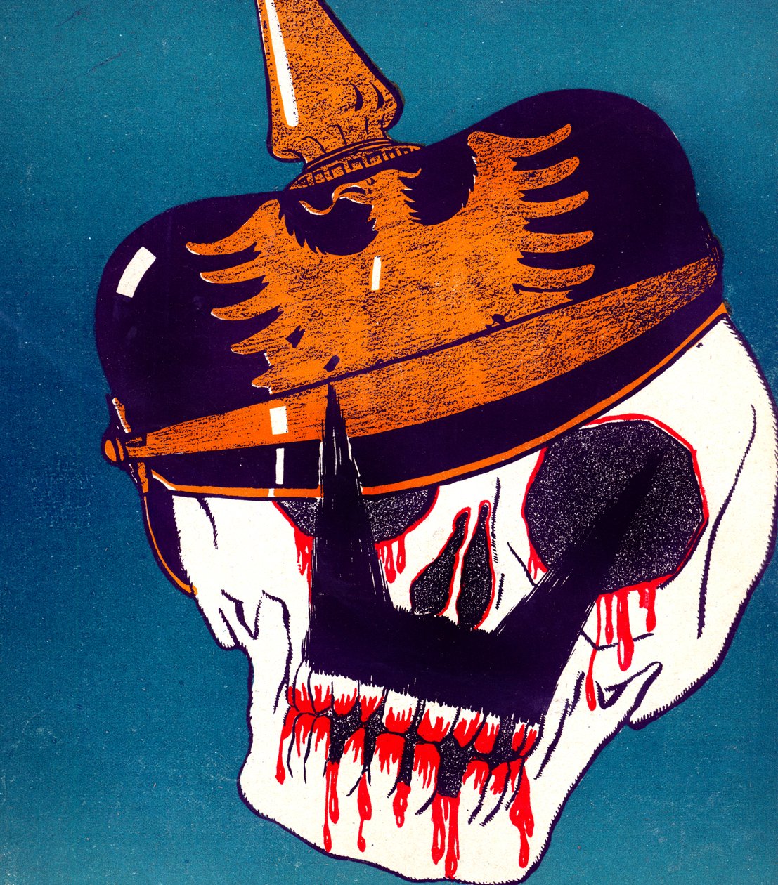 Caricatura do Kaiser Wilhelm, 13 de abril de 1916 de Paul Iribe