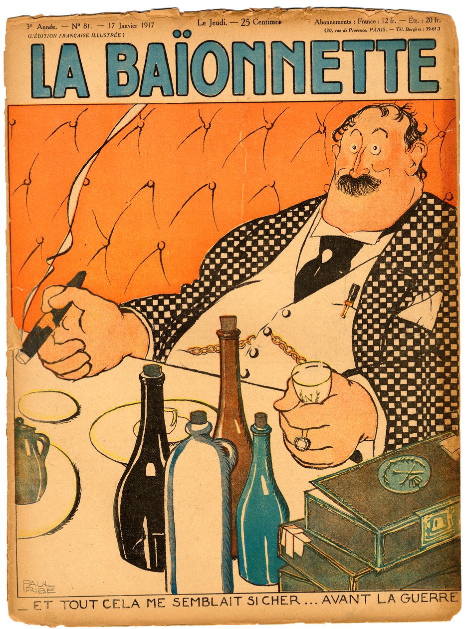 Capa de "La Baionnette", Satirical in Colors de Paul Iribe
