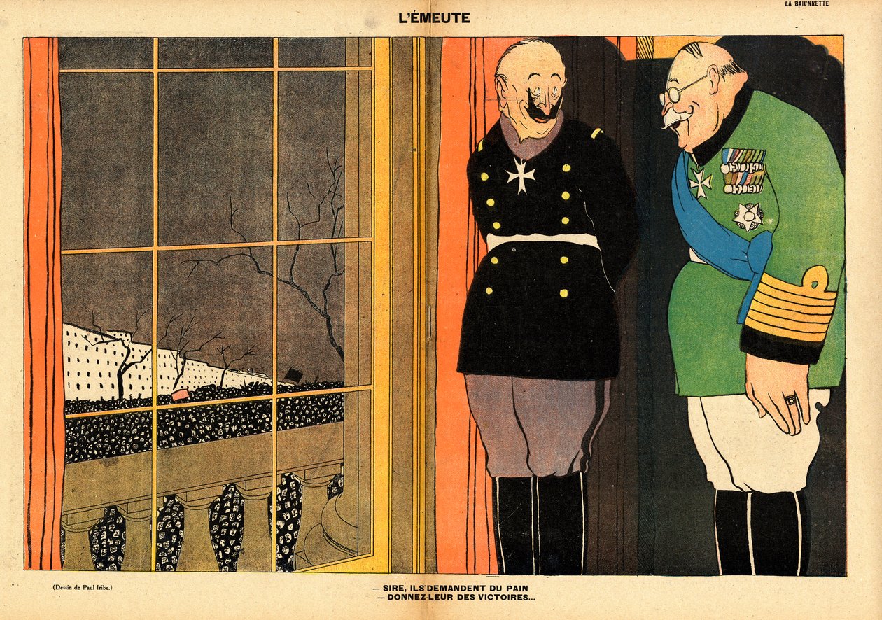 La Baionnette, Satirical em Cores de Paul Iribe