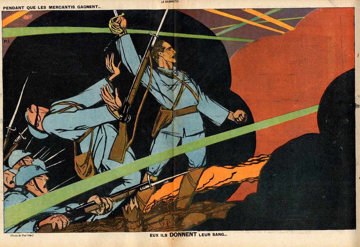La Baionnette, Satirical em Cores de Paul Iribe