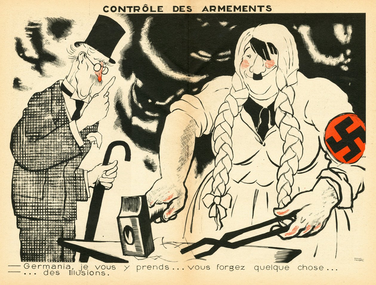 The Temoin, Satirical in Colors de Paul Iribe