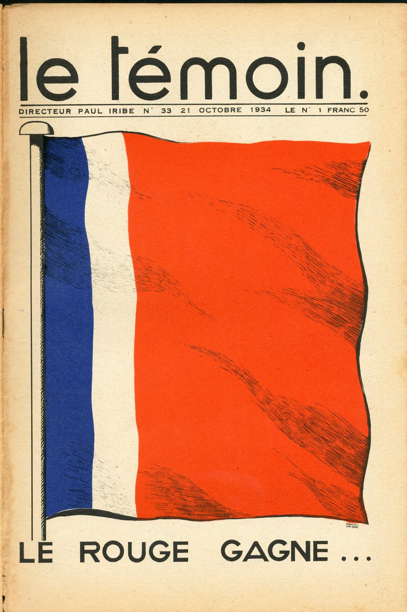 The Temoin, Satirical in Colors de Paul Iribe