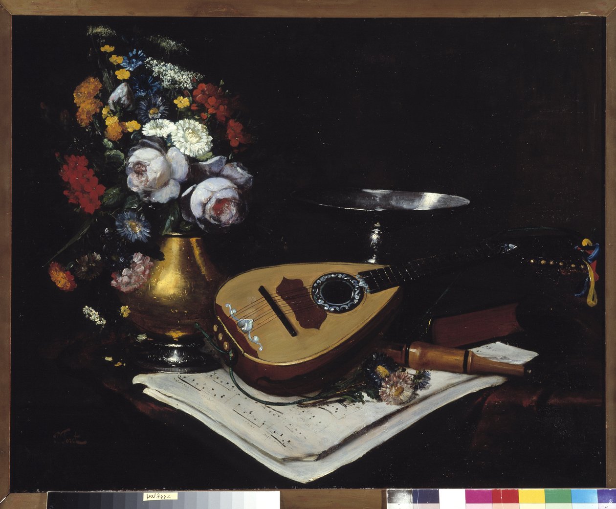 Natureza morta com bandolim Pintura de Paul Joret (século XIX) Século XIX Menção obrigatória: Fundação da coleção a respeito de Provence, Marselha de Paul Joret