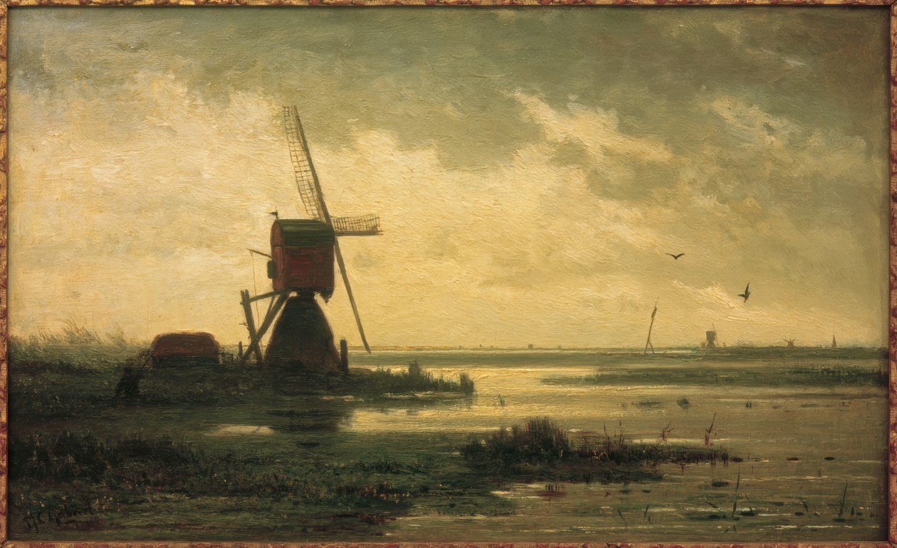 Polderlandschaft de Paul Joseph Constantin Gabriel