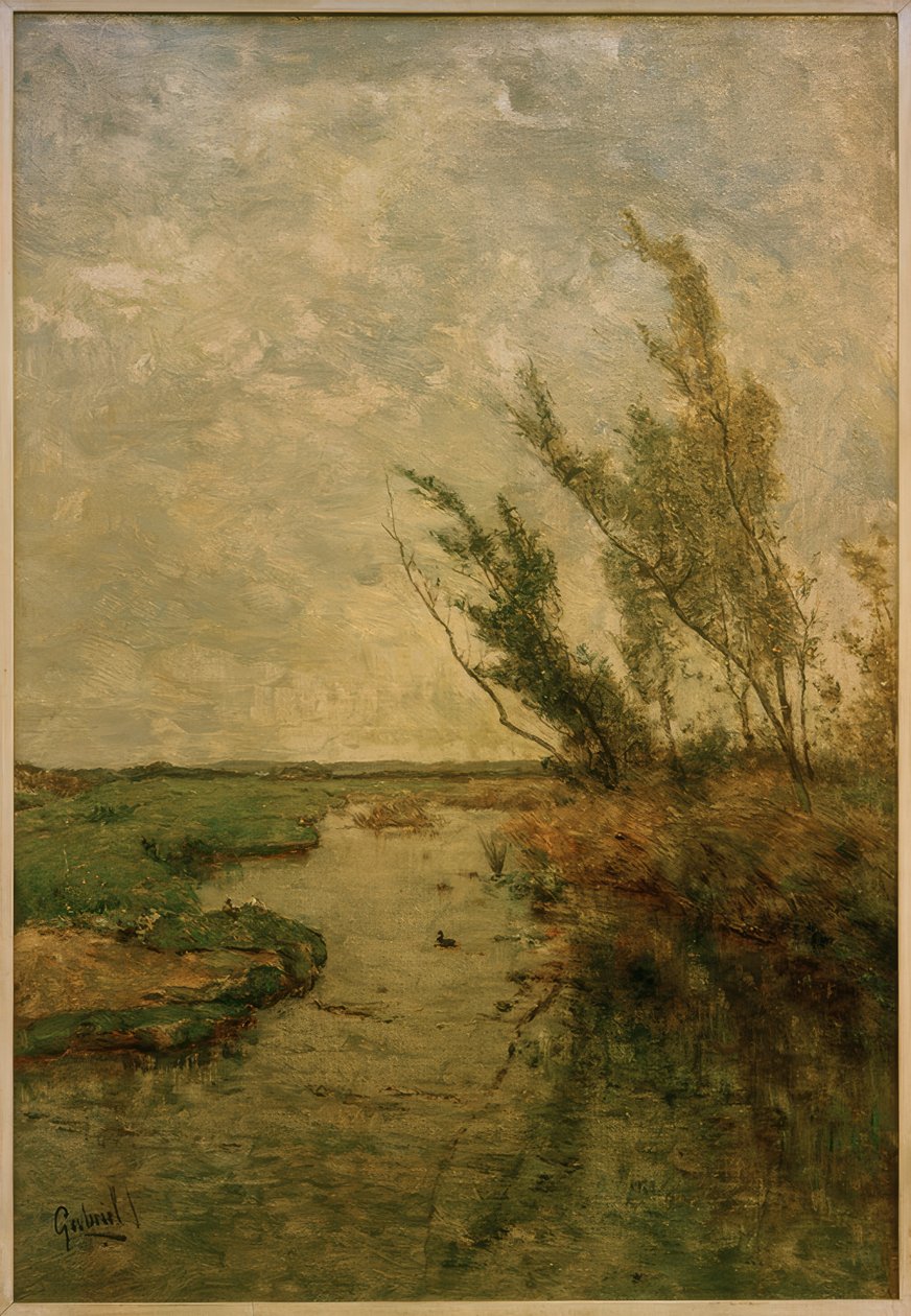 Polderlandschaft de Paul Joseph Constantin Gabriel