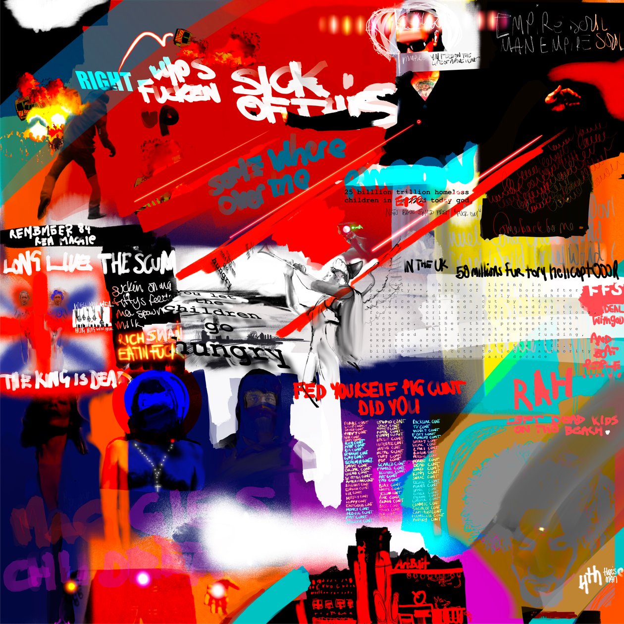 Biliões de triliões, 2024 (arte digital) de Paul Kempton