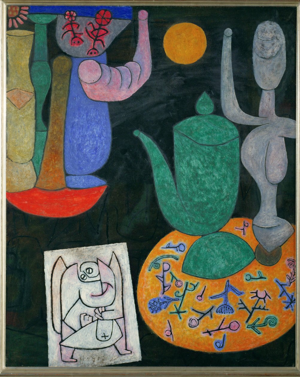 Uma Natureza-Morta (guache) de Paul Klee